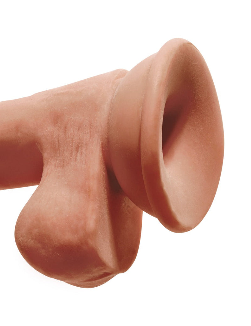 Pipedream - King Cock - Triple Density Fat Dildo met Balzak - 24 cm-laced-up.nl