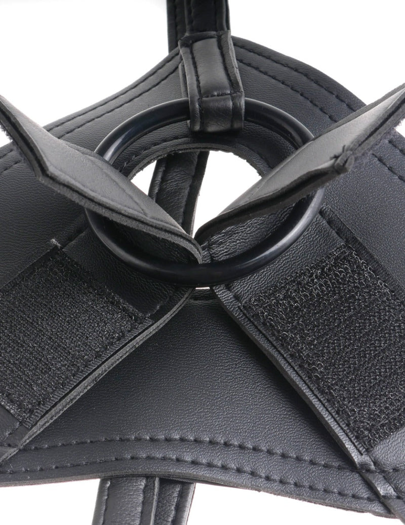 Pipedream - King Cock - Strap on Harness met Dildo - 20,5 cm -Lichte Huidskleur-laced-up.nl
