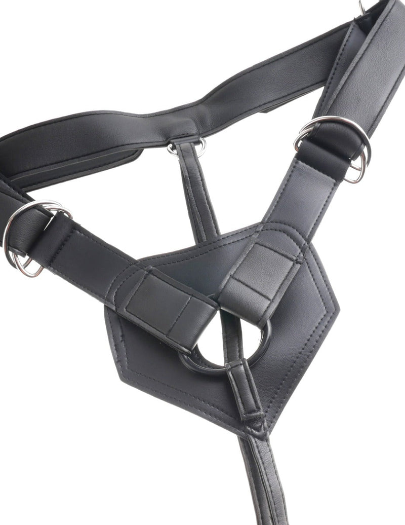 Pipedream - King Cock - Strap on Harness met Dildo - 23 cm - Lichte Huidskleur-laced-up.nl
