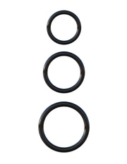 Pipedream - Fantasy C-Ringz - Siliconen 3-Ring Stamina Set- Zwart-laced-up.nl