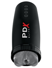 Pipedream - PDX Elite Motorbator 2 - Transparant/Zwart-laced-up.nl