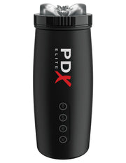 Pipedream - PDX Elite Motorbator 2 - Transparant/Zwart-laced-up.nl