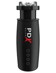 Pipedream - PDX Elite Motorbator 2 - Transparant/Zwart-laced-up.nl