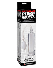 Pipedream - Pump Worx Beginner's Power Pump - Transparant-laced-up.nl
