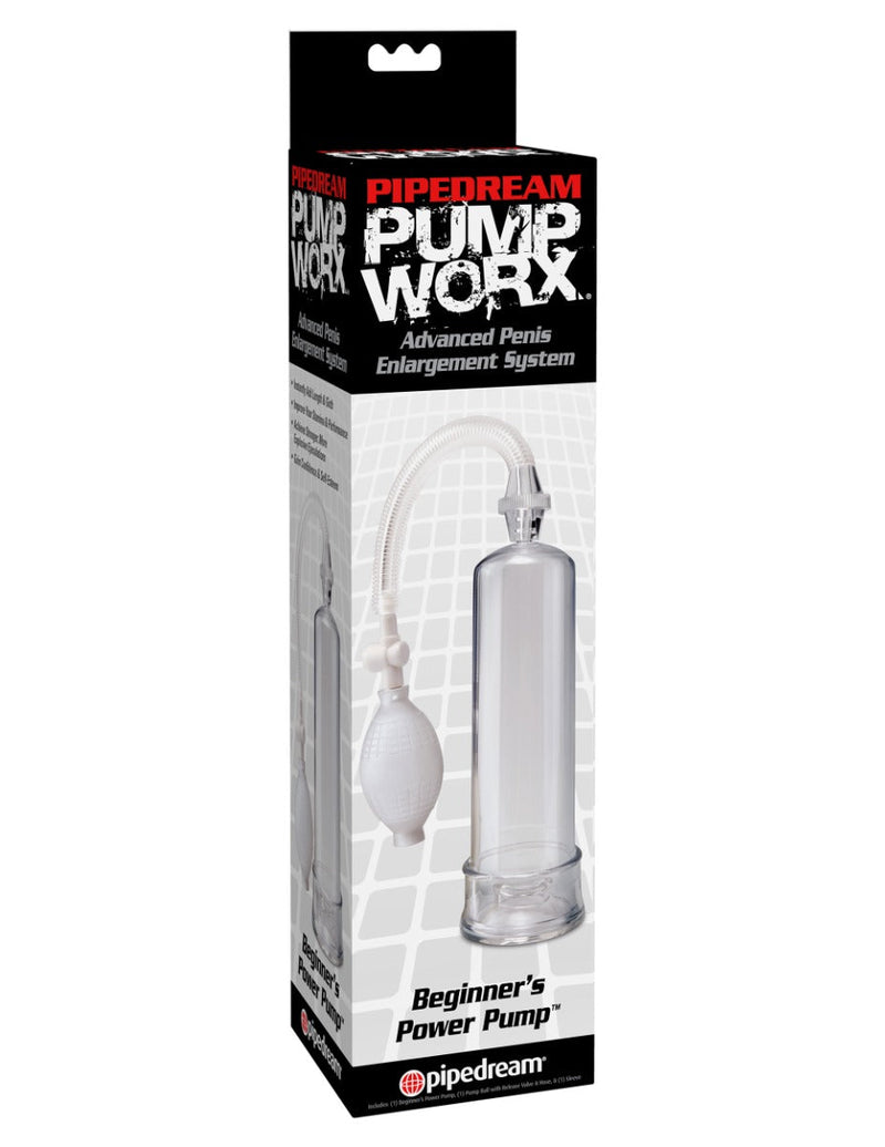 Pipedream - Pump Worx Beginner's Power Pump - Transparant-laced-up.nl