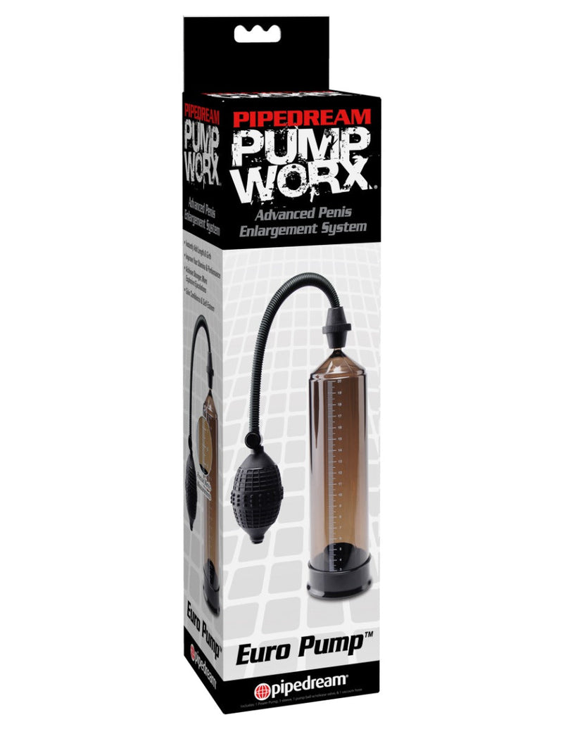 Pipedream - Pump Worx Euro Pump - Rookgrijs/ Zwart-laced-up.nl