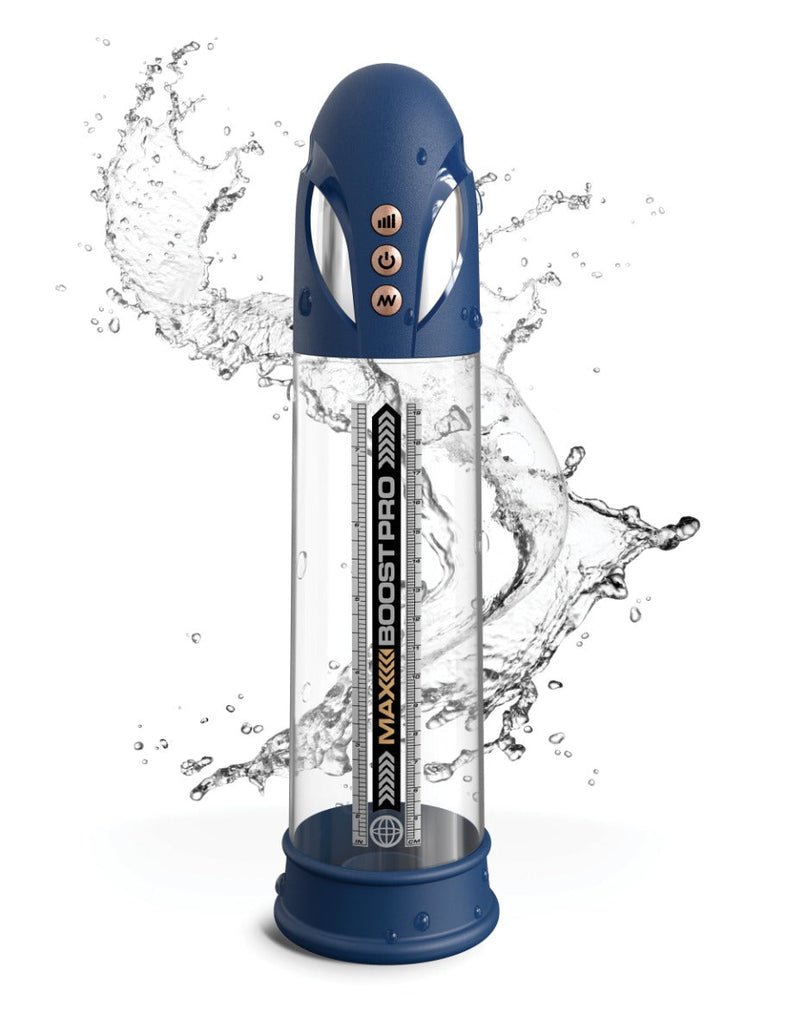 Pipedream - Pump Worx Max Boost Pro Flow - Blauw/Transparant-laced-up.nl