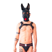 Brutus Vegan Bulldog Harnas - Zwart-laced-up.nl