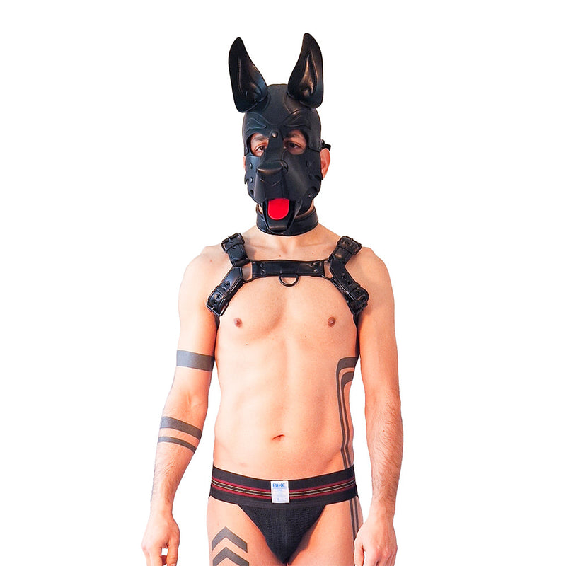 Brutus Vegan Bulldog Harnas - Zwart-laced-up.nl