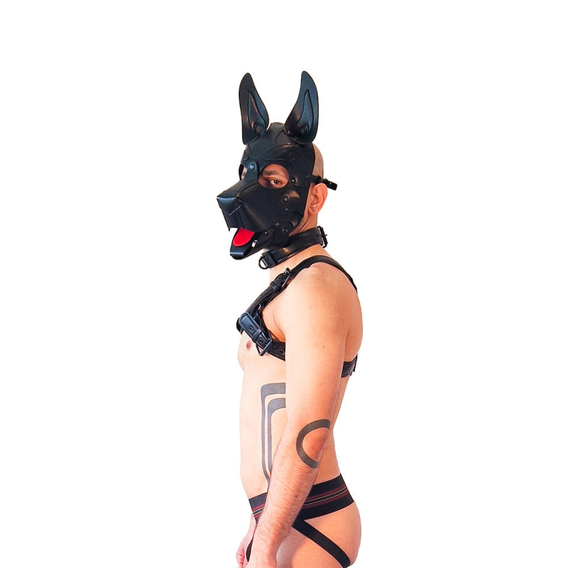Brutus Vegan Puppy Harnas - Zwart-laced-up.nl