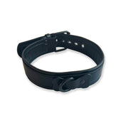 Brutus Vegan Puppy Collar - Zwart-laced-up.nl