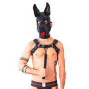 Brutus Vegan Korte Puppy Leash - Zwart-Laced-up.nl