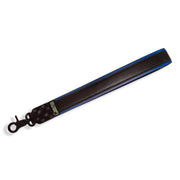 Brutus Vegan Korte Puppy Leash - Zwart/Blauw-laced-up.nl