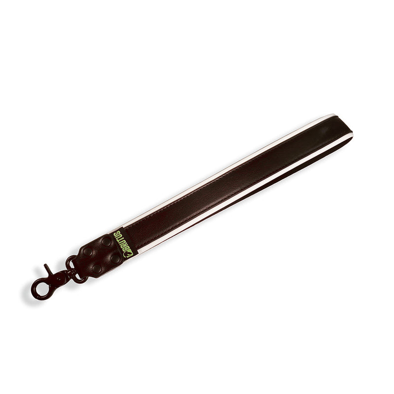 Brutus Vegan Korte Puppy Leash - Zwart/Wit-laced-up.nl