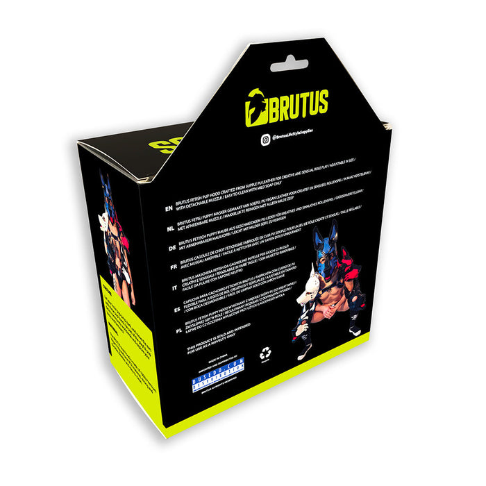 Brutus Vegan Puppy Hood - Zwart-Erotiekvoordeel.nl