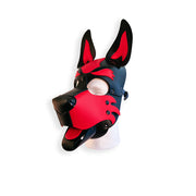 Brutus Vegan Puppy Hood - Zwart/Rood-laced-up.nl