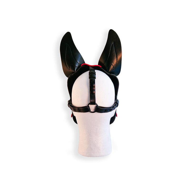 Brutus Vegan Puppy Hood - Zwart/Rood-laced-up.nl