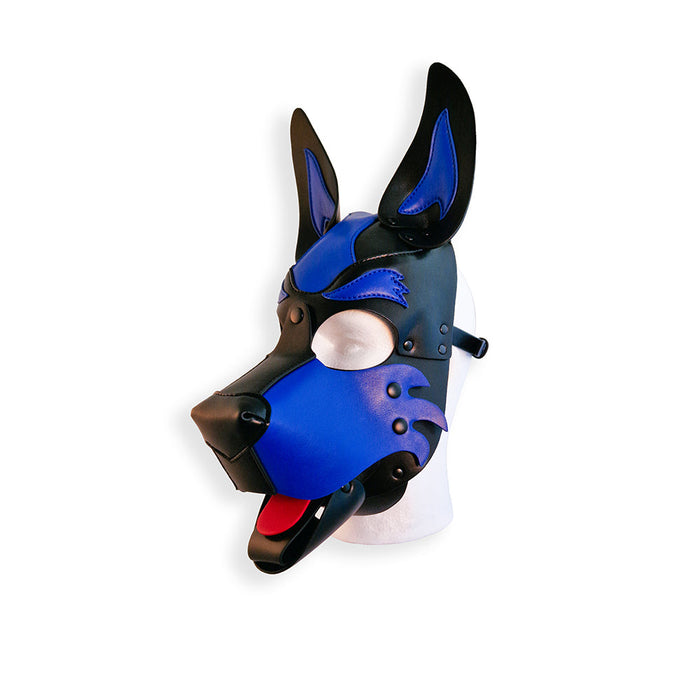 Brutus Vegan Puppy Hood - Zwart/Blauw-Erotiekvoordeel.nl
