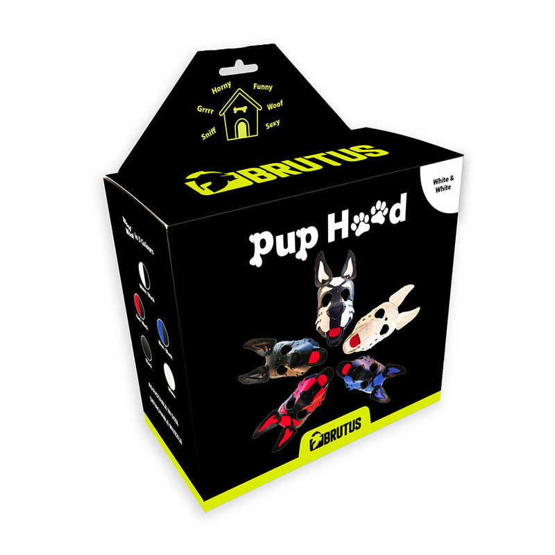 Brutus Vegan Puppy Hood - Wit-laced-up.nl