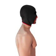 Brutus - Neoprene Blind Face Fucker Hood - Zonder Oogopeningen - Zwart/Rood-laced-up.nl