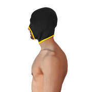 Brutus - Neoprene Blind Face Fucker Hood - Zonder Oogopeningen - Zwart/Geel-laced-up.nl