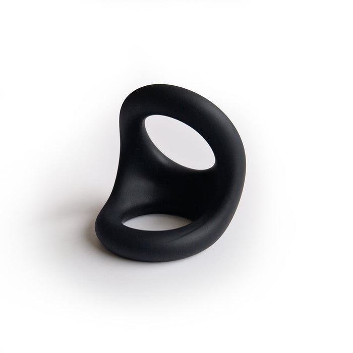 Brutus - Gemini - Ultrazachte Dubbele Cockring - Zwart-Erotiekvoordeel.nl