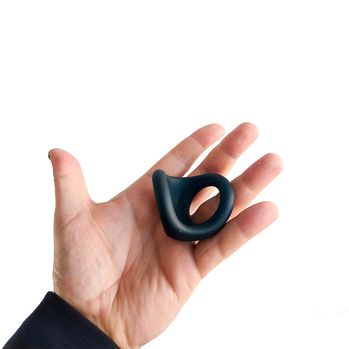 Brutus - Gemini - Ultrazachte Dubbele Cockring - Zwart-Erotiekvoordeel.nl