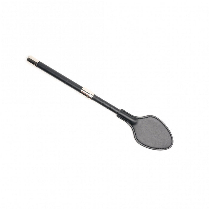 665 Vegan - Quad Paardrijzweepje - Crop - Met vier verwisselbare tips - Zwart-Erotiekvoordeel.nl