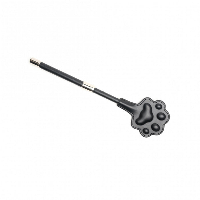 665 Vegan - Quad Paardrijzweepje - Crop - Met vier verwisselbare tips - Zwart-Erotiekvoordeel.nl