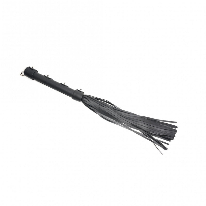 665 Vegan - Flogger - Kunstleer - Zwart-Erotiekvoordeel.nl