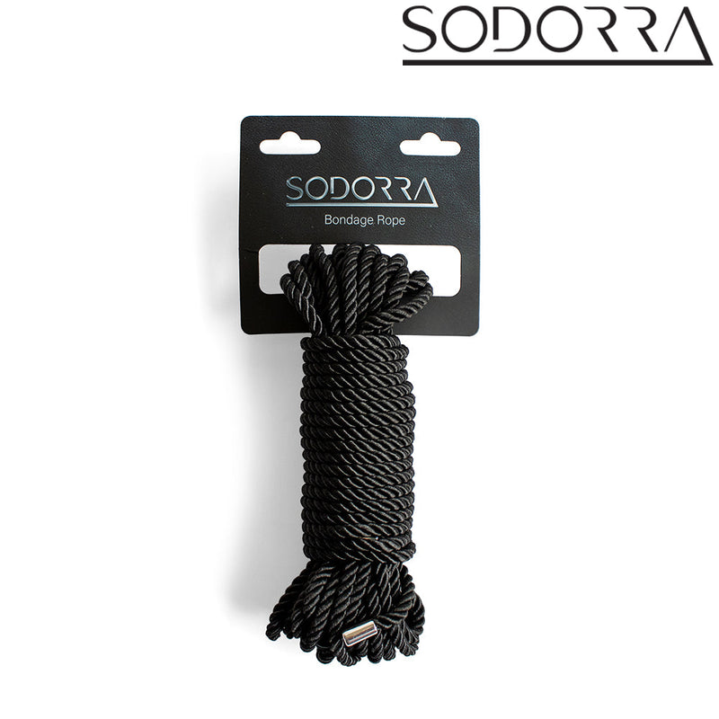 SODORRA - Shibari Bondagetouw - Zwart-laced-up.nl