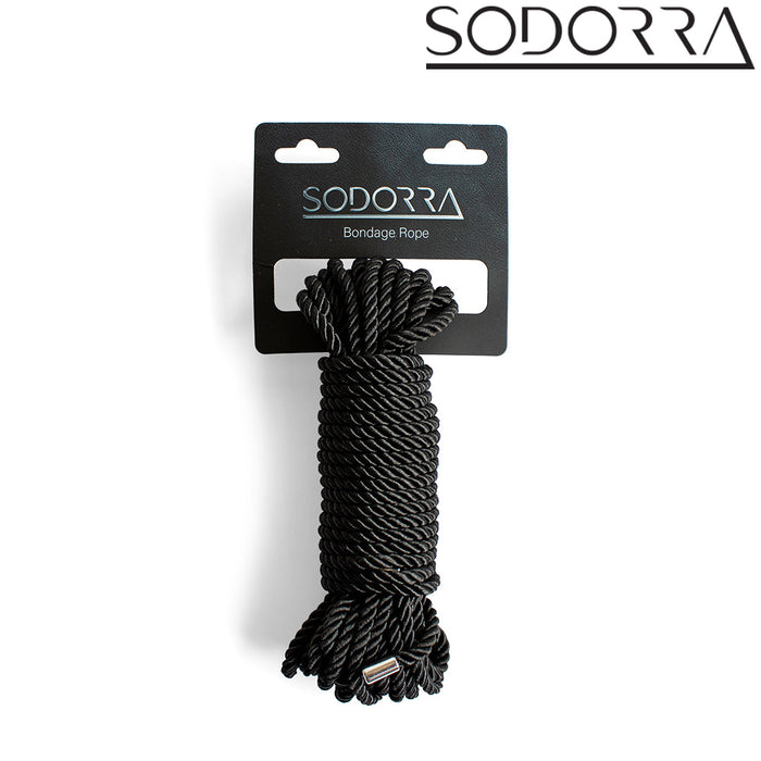 SODORRA - Shibari Bondagetouw - Zwart-Erotiekvoordeel.nl