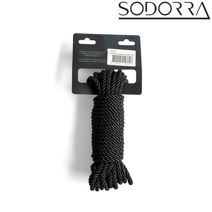 SODORRA - Shibari Bondagetouw - Zwart-Erotiekvoordeel.nl