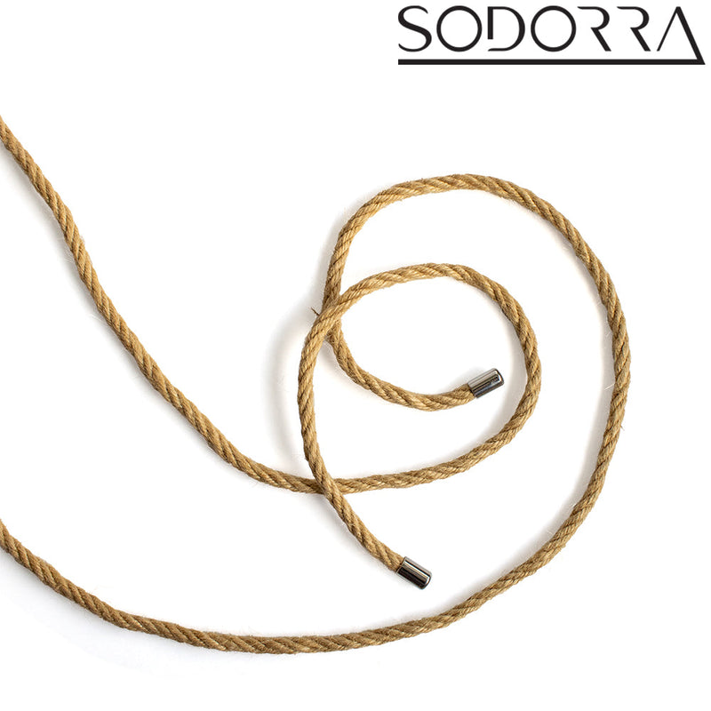 SODORRA - Hemp Shibari Bondagetouw - Naturel - 5 meter-laced-up.nl