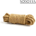 SODORRA - Hemp Shibari Bondagetouw - Naturel - 5 meter-Erotiekvoordeel.nl