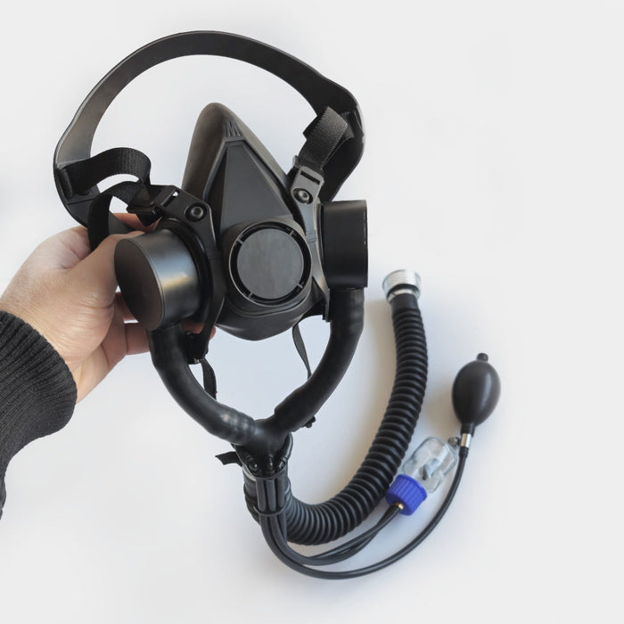 Gasmaster - Aroma Pump Half Gas Mask-laced-up.nl