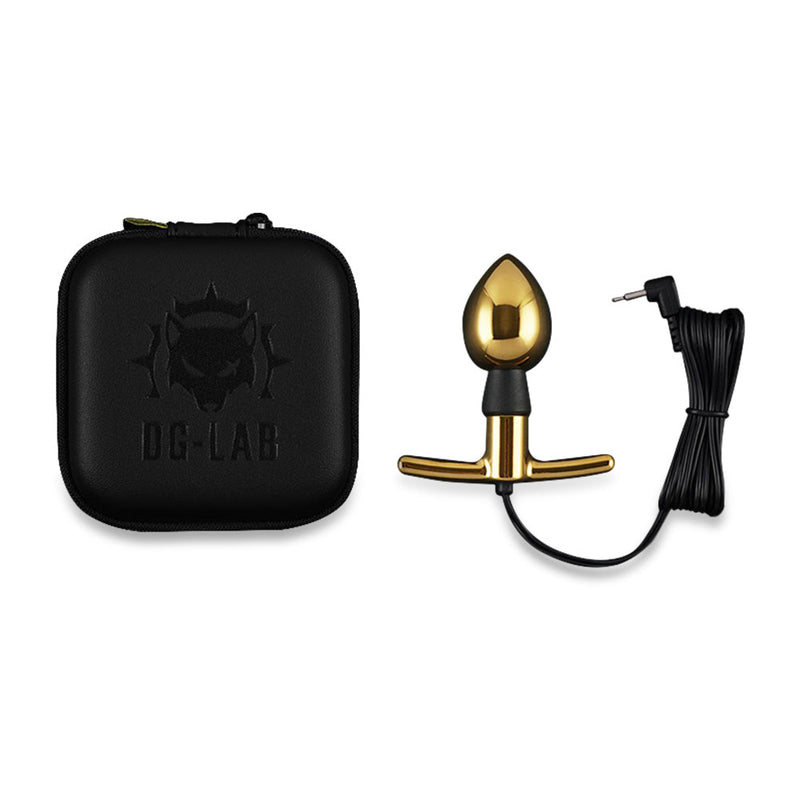 Dungeon Lab Bi-Polaire Electro Plug - Goud-laced-up.nl