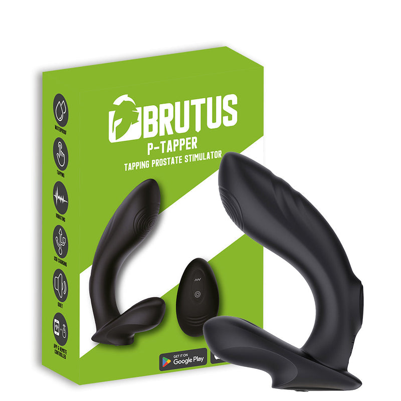 Brutus - P-TAPPER - Tapping Prostaat Stimulator - App Control - Zwart-Laced-up.nl