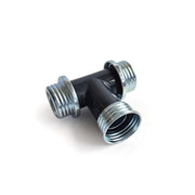 Gasmaster - Gas Mask Hose T-Splitter M-F-M-laced-up.nl