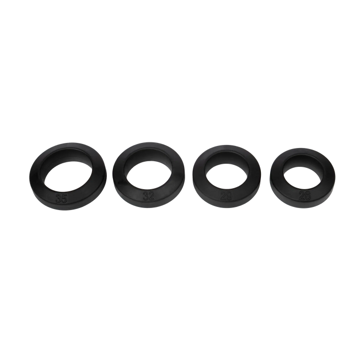 Rimba Bondage Play – Siliconen Cockring – Zwart - Verkrijgbaar in verschillende maten-Erotiekvoordeel.nl