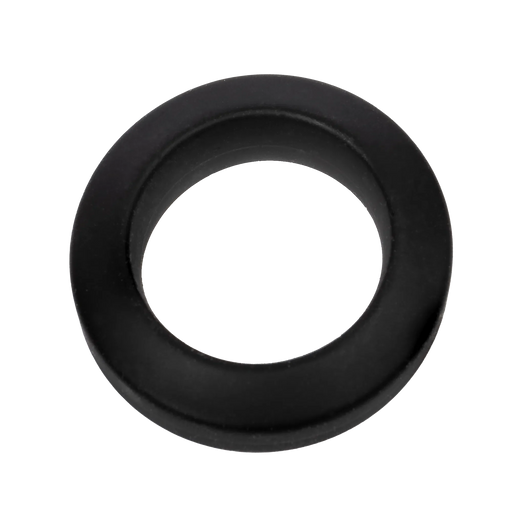 Rimba Bondage Play – Siliconen Cockring – Zwart - Verkrijgbaar in verschillende maten-Erotiekvoordeel.nl