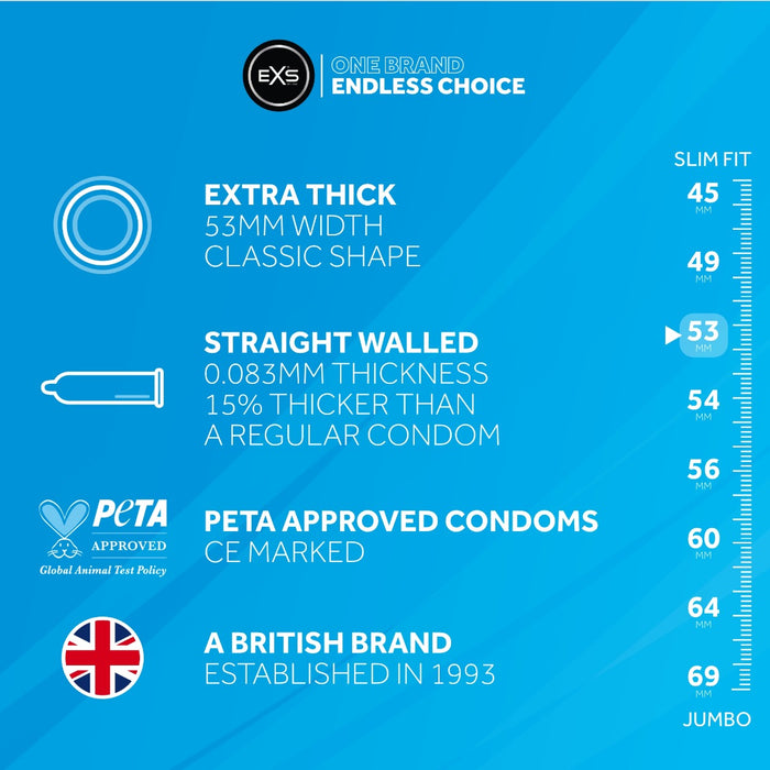 EXS Extra Thick Condooms