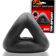 Oxballs - Tri-Sport - Night Edition - Cocksling - Siliconen/TPR - Zwart-laced-up.nl