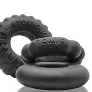 Oxballs - Bonemaker Cockring Set - Night Edition - Zwart-laced-up.nl