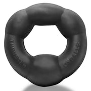 Oxballs - Thruster Cockring - Night Edition - Siliconen/TPR - Zwart-laced-up.nl