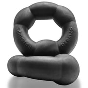 Oxballs - Thruster Cockring - Night Edition - Siliconen/TPR - Zwart-laced-up.nl