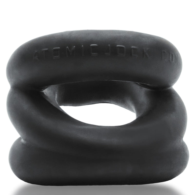 Oxballs - Z-Balls Ballstretcher - Night Edition - Siliconen/TPR - Zwart-laced-up.nl