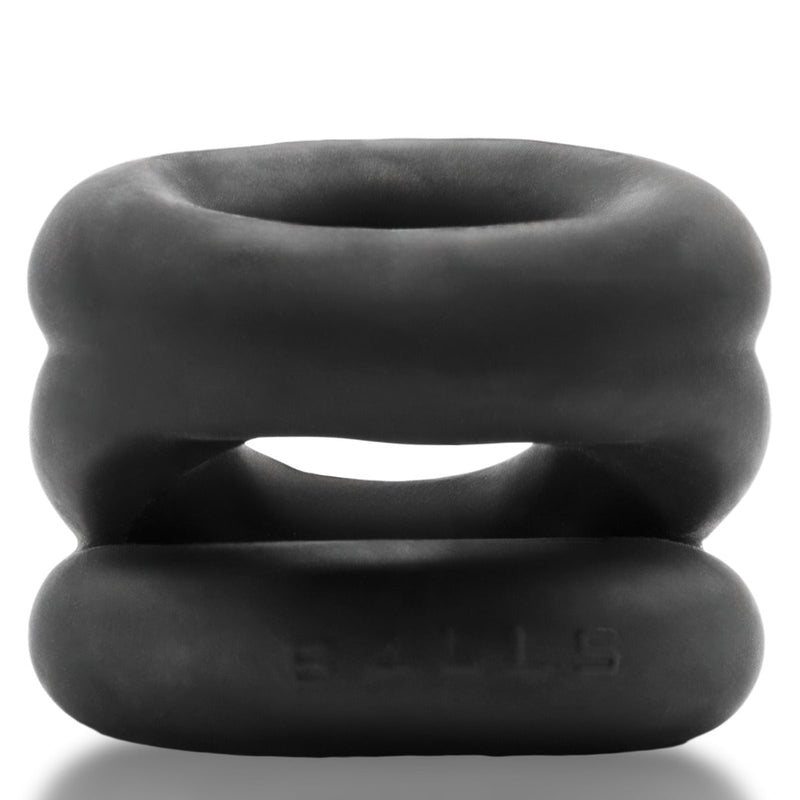 Oxballs - Z-Balls Ballstretcher - Night Edition - Siliconen/TPR - Zwart-laced-up.nl