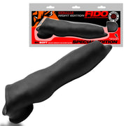 Oxballs - Fido - Puppy Play Penis Sleeve - Night Edition - Siliconen/TPR- Zwart-laced-up.nl