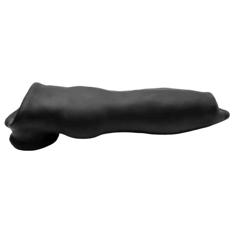 Oxballs - Fido - Puppy Play Penis Sleeve - Night Edition - Siliconen/TPR- Zwart-laced-up.nl